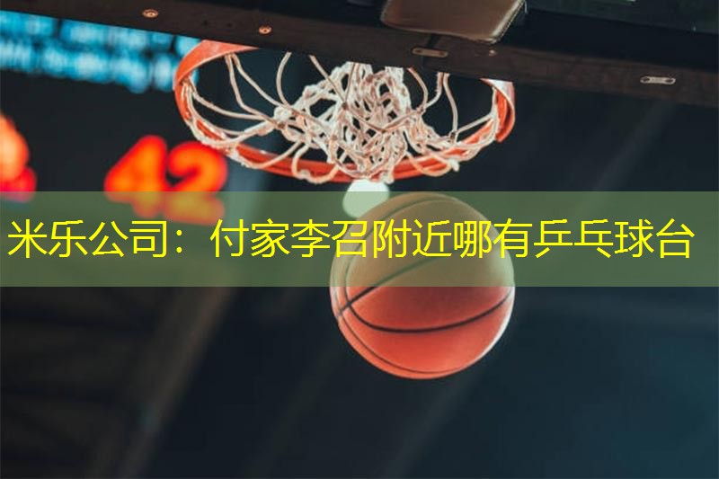 米乐公司：付家李召附近哪有乒乓球台