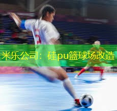 米乐公司：硅pu篮球场改造