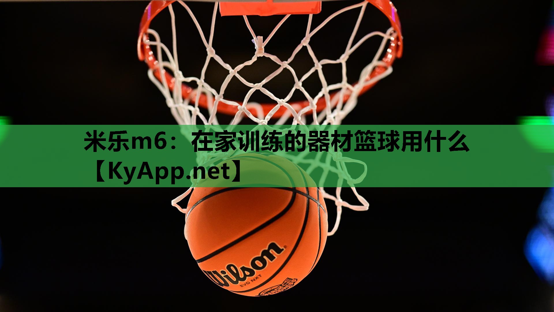 米乐m6：在家训练的器材篮球用什么